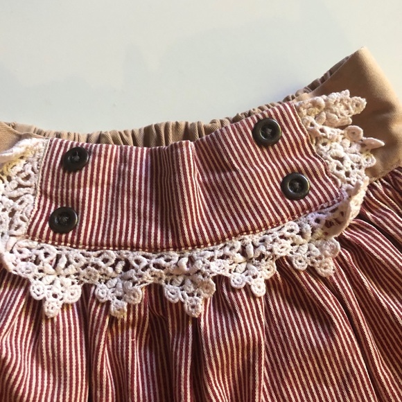 Jack & Peppar 3T Chambray pinstripe skirt. - Picture 2 of 4